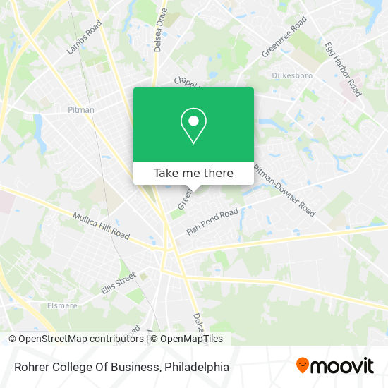 Mapa de Rohrer College Of Business