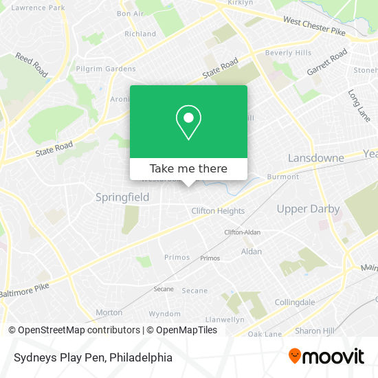Mapa de Sydneys Play Pen