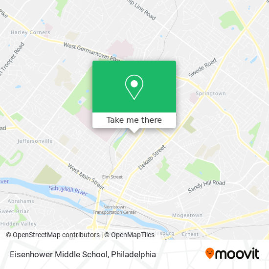 Mapa de Eisenhower Middle School