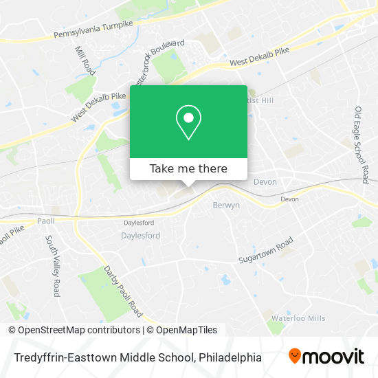 Tredyffrin-Easttown Middle School map