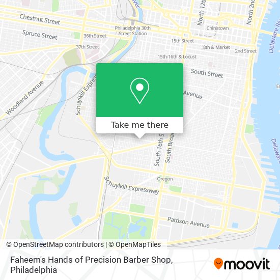 Mapa de Faheem's Hands of Precision Barber Shop