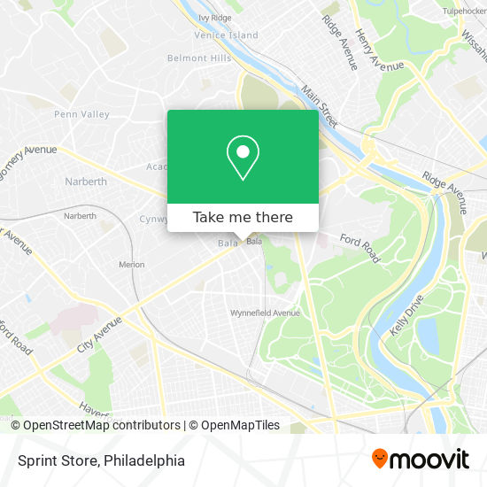 Sprint Store map