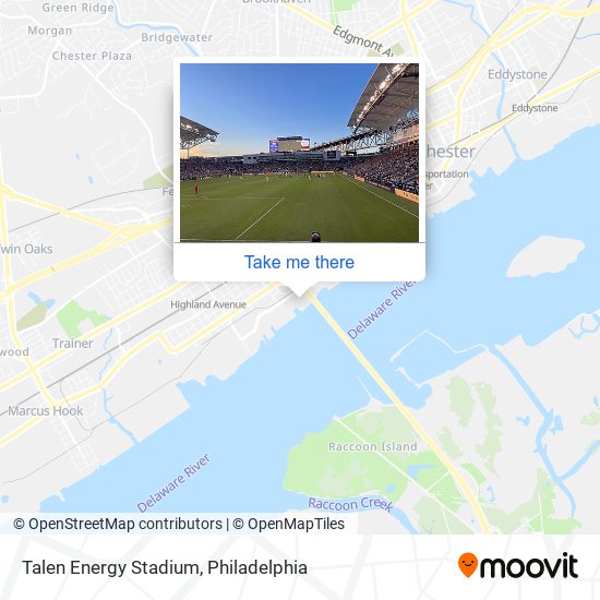 Talen Energy Stadium map