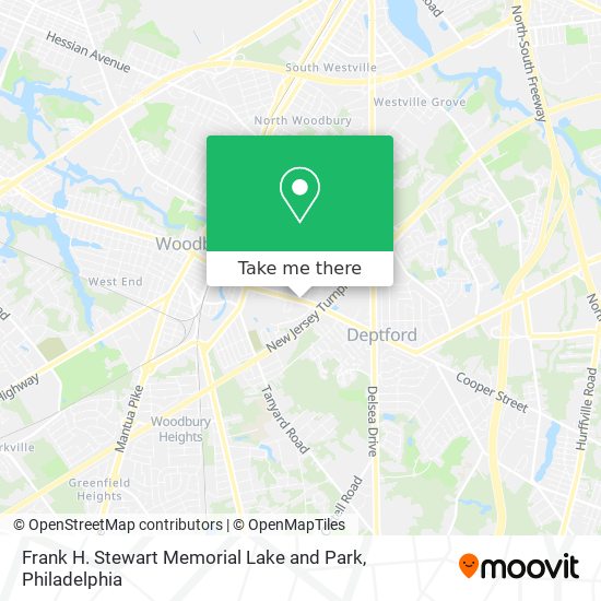 Mapa de Frank H. Stewart Memorial Lake and Park