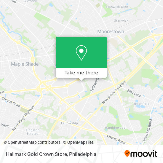 Hallmark Gold Crown Store map