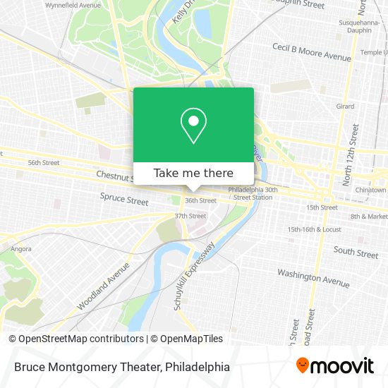 Bruce Montgomery Theater map