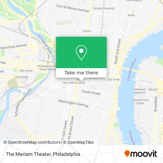 The Meriam Theater map