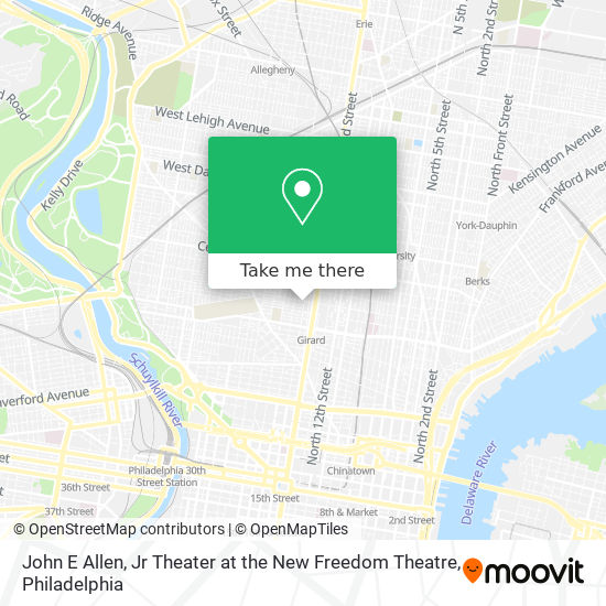 John E Allen, Jr Theater at the New Freedom Theatre map