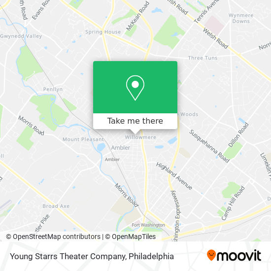 Mapa de Young Starrs Theater Company