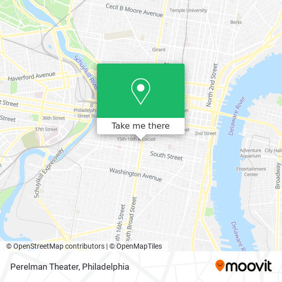 Perelman Theater map