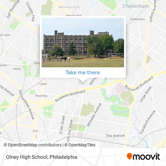 Mapa de Olney High School