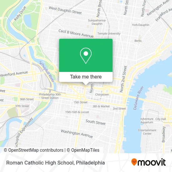 Roman Catholic High School map