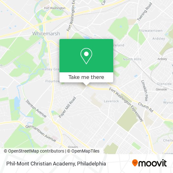 Mapa de Phil-Mont Christian Academy