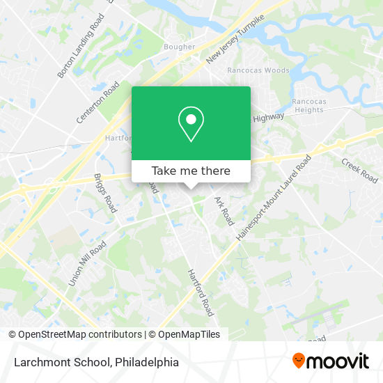 Mapa de Larchmont School