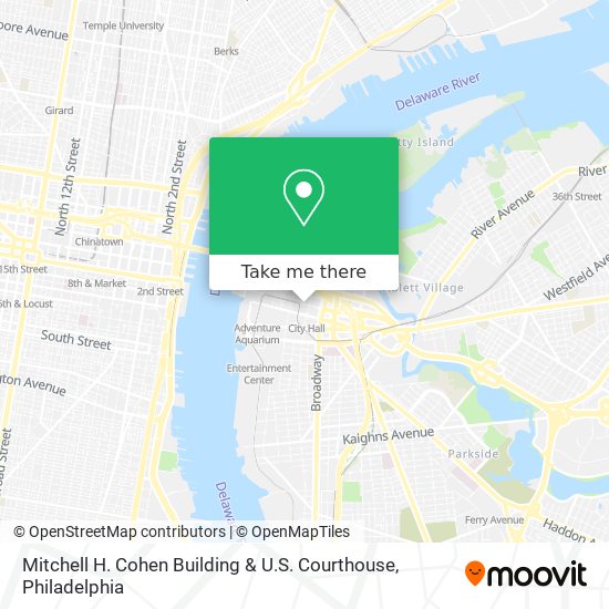 Mapa de Mitchell H. Cohen Building & U.S. Courthouse