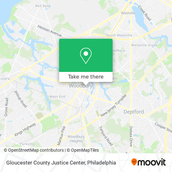 Gloucester County Justice Center map