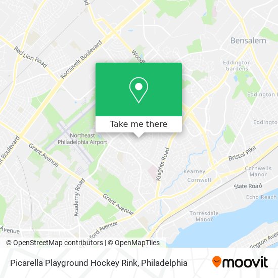 Mapa de Picarella Playground Hockey Rink