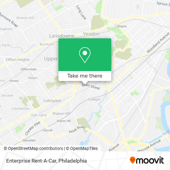 Enterprise Rent-A-Car map