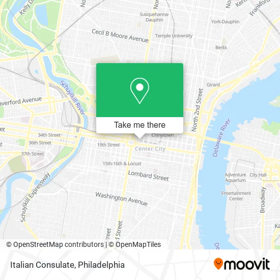 Mapa de Italian Consulate