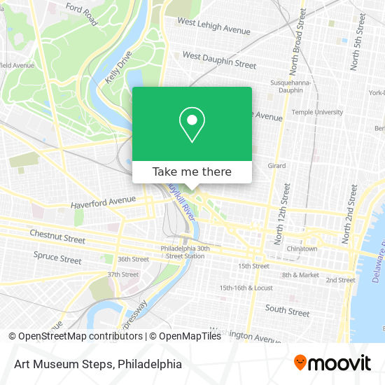 Art Museum Steps map