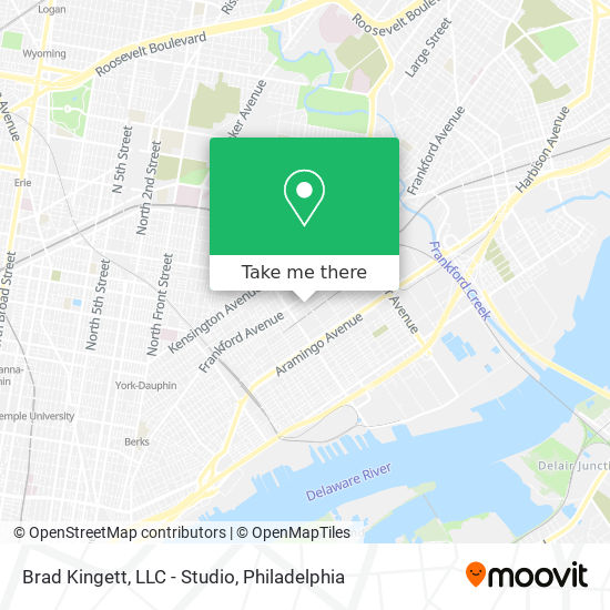 Brad Kingett, LLC - Studio map