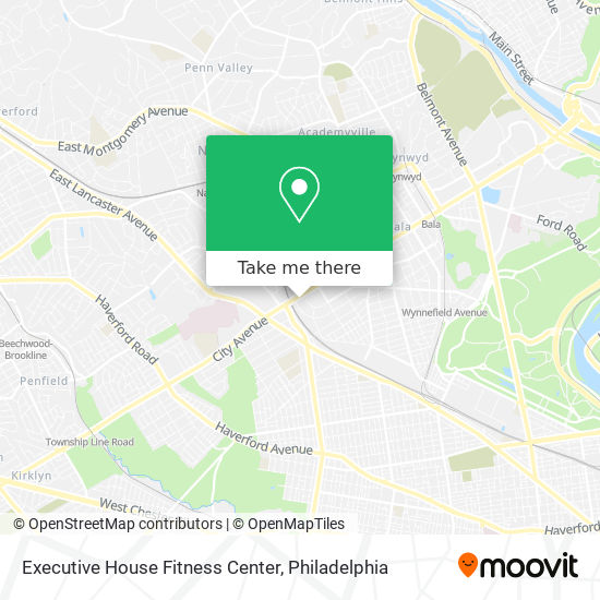 Executive House Fitness Center map