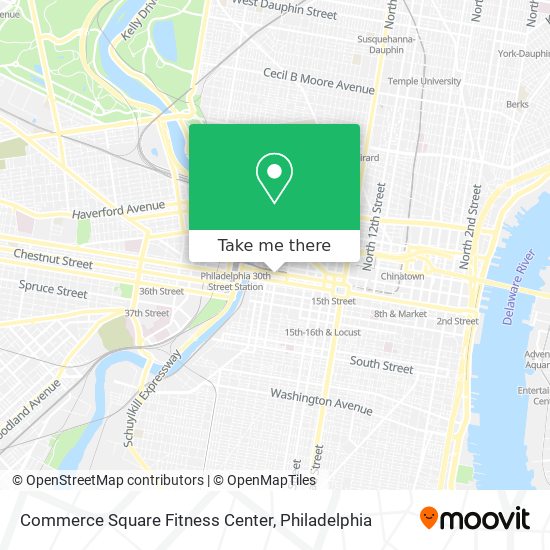 Commerce Square Fitness Center map