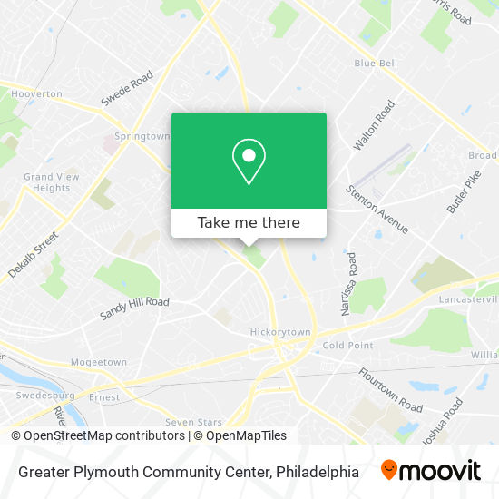 Greater Plymouth Community Center map