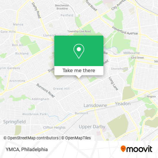 YMCA map