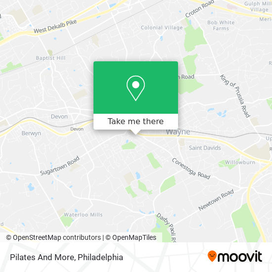 Pilates And More map