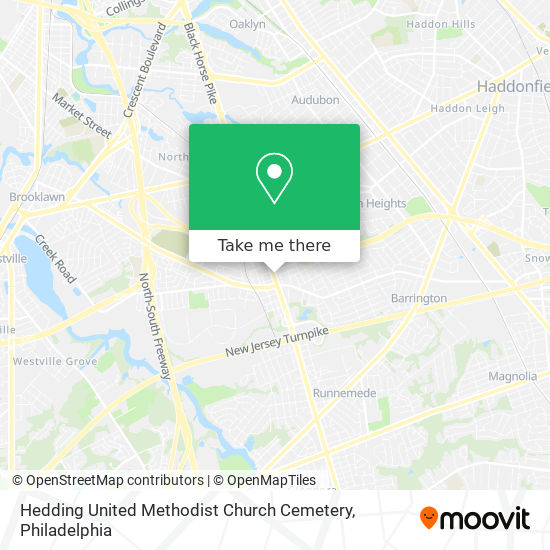 Mapa de Hedding United Methodist Church Cemetery