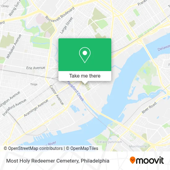 Most Holy Redeemer Cemetery map