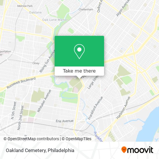 Oakland Cemetery map