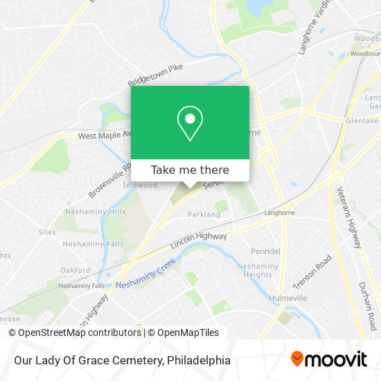 Our Lady Of Grace Cemetery map