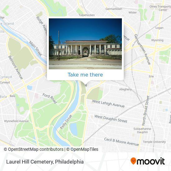 Laurel Hill Cemetery map