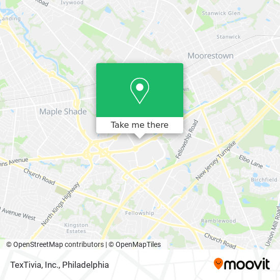 TexTivia, Inc. map