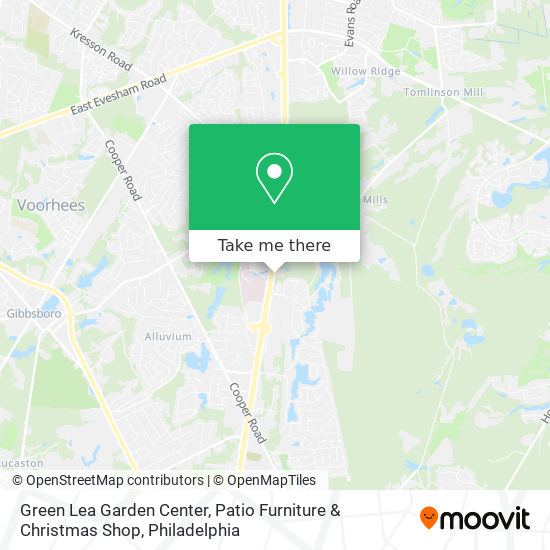 Green Lea Garden Center, Patio Furniture & Christmas Shop map