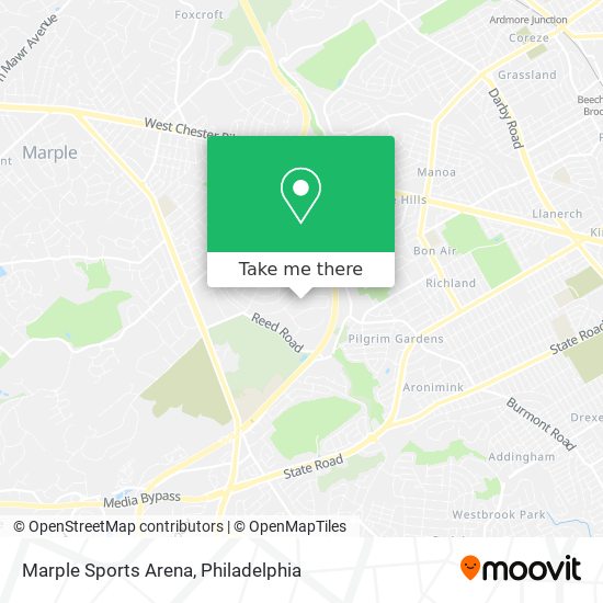 Marple Sports Arena map
