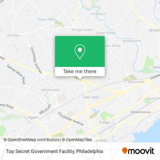 Top Secret Government Facility map
