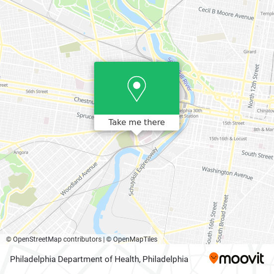 Philadelphia Department of Health map