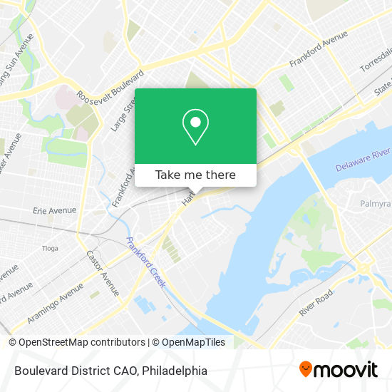 Boulevard District CAO map