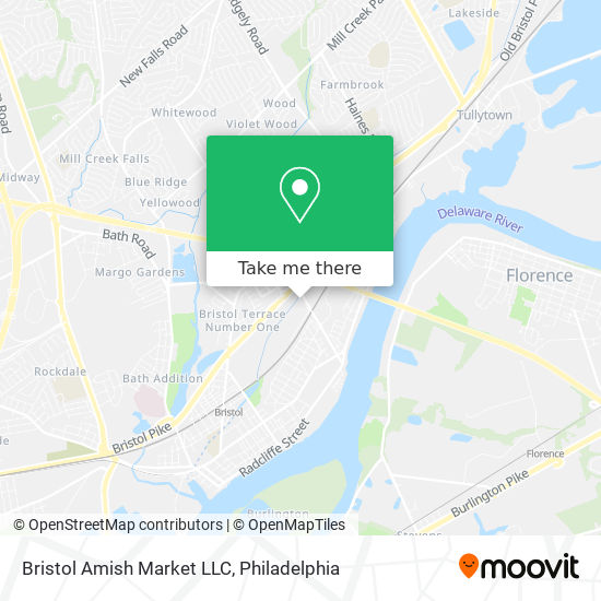Mapa de Bristol Amish Market LLC
