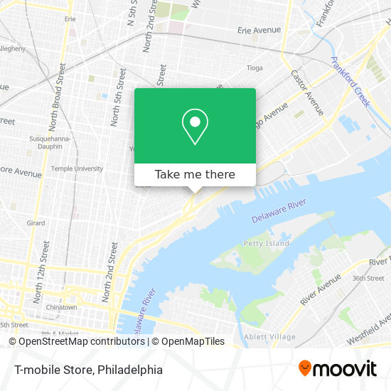 T-mobile Store map