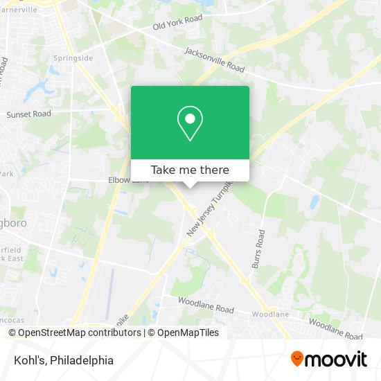 Mapa de Kohl's
