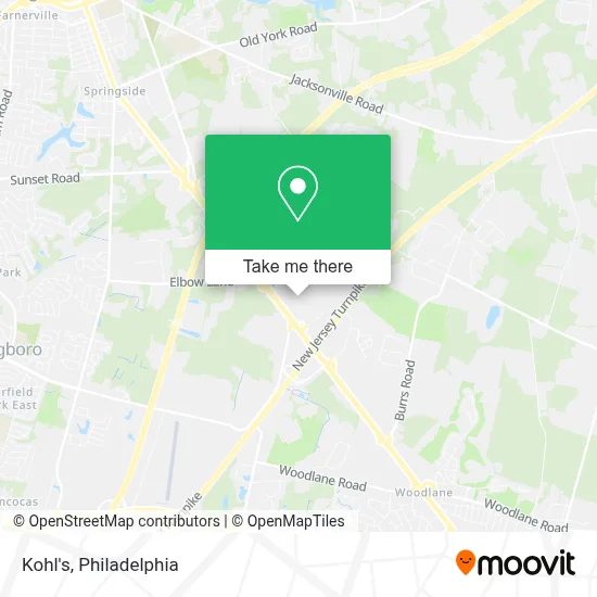 Kohl's map