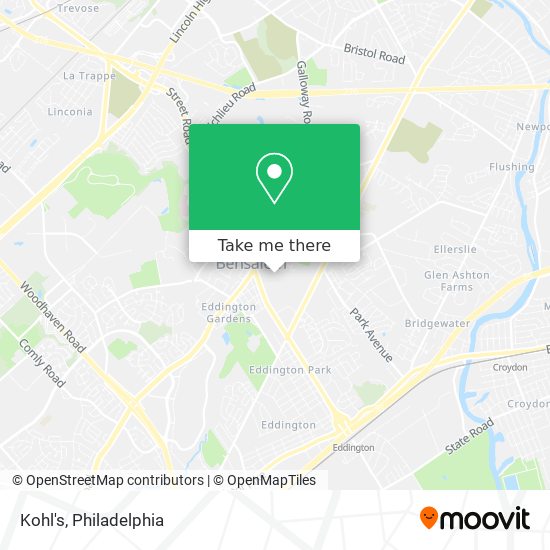 Kohl's map