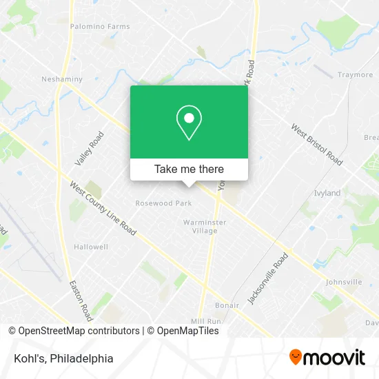 Kohl's map