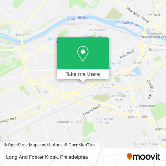 Mapa de Long And Foster Kiosk