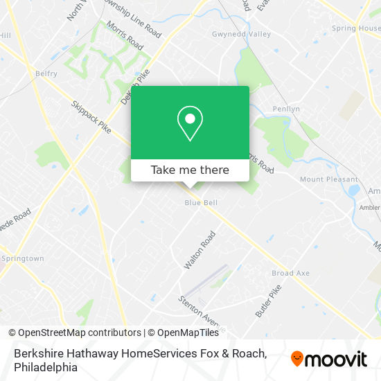 Berkshire Hathaway HomeServices Fox & Roach map