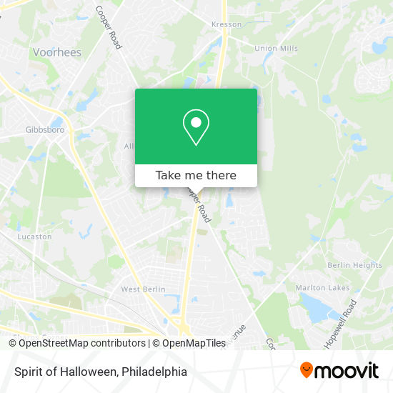Spirit of Halloween map